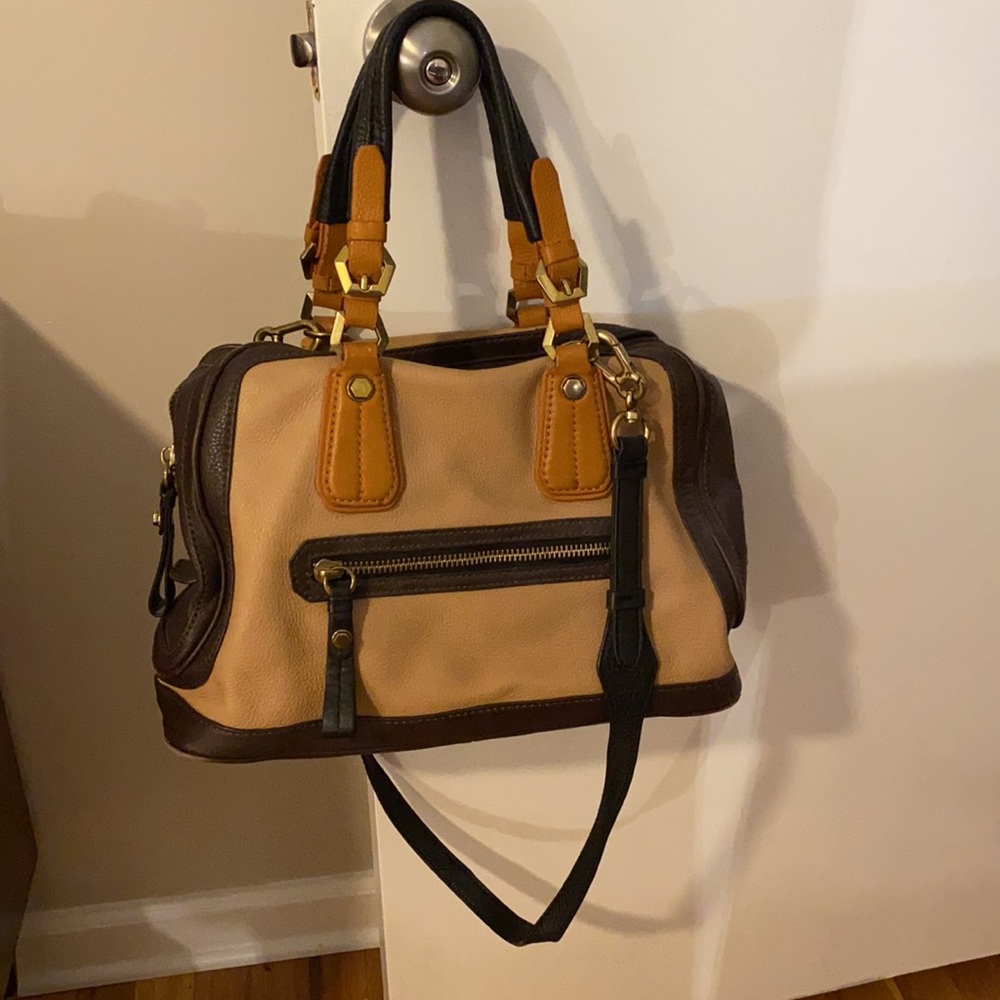 Oryany multicolor leather hang or crossbody bag